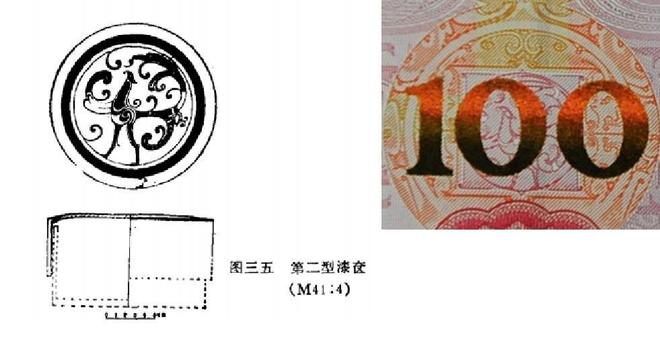九游娱乐NineGame：四川青川出土战国漆器凤鸟图案与100元人民币装饰纹样高度相似！专家解释