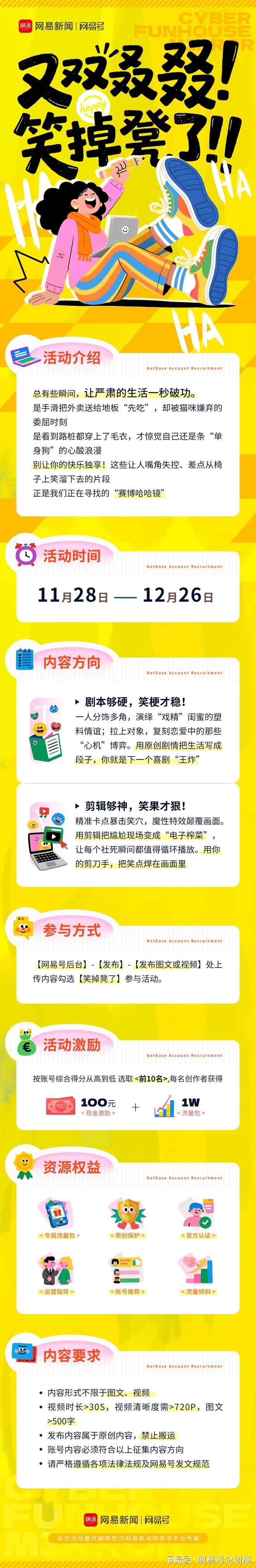 熊猫体育：网易号【笑掉凳了】搞笑征集活动上线！