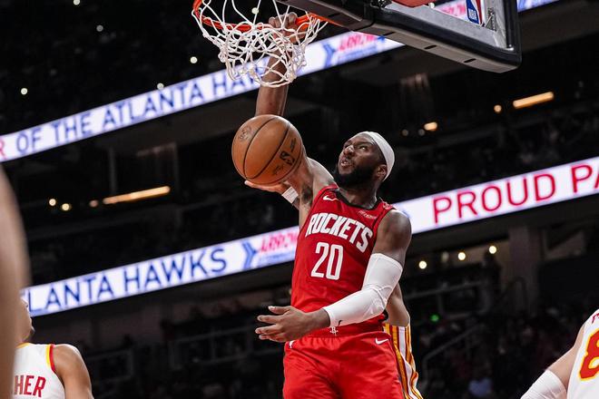 对阵湖人火箭全新首发出炉！4前锋配中锋24岁射手顶替奥科吉(图3)