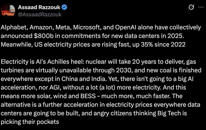 九游娱乐：硅谷GPU蒙尘马斯克一言成谶：美国AI被电卡脖子(图13)