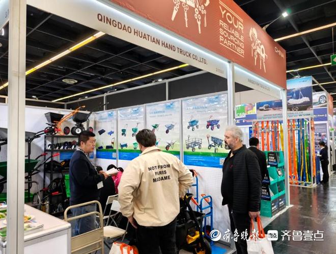 九游娱乐：力争达成意向订单16亿元！“青岛优品”亮相德国科隆五金展(图4)